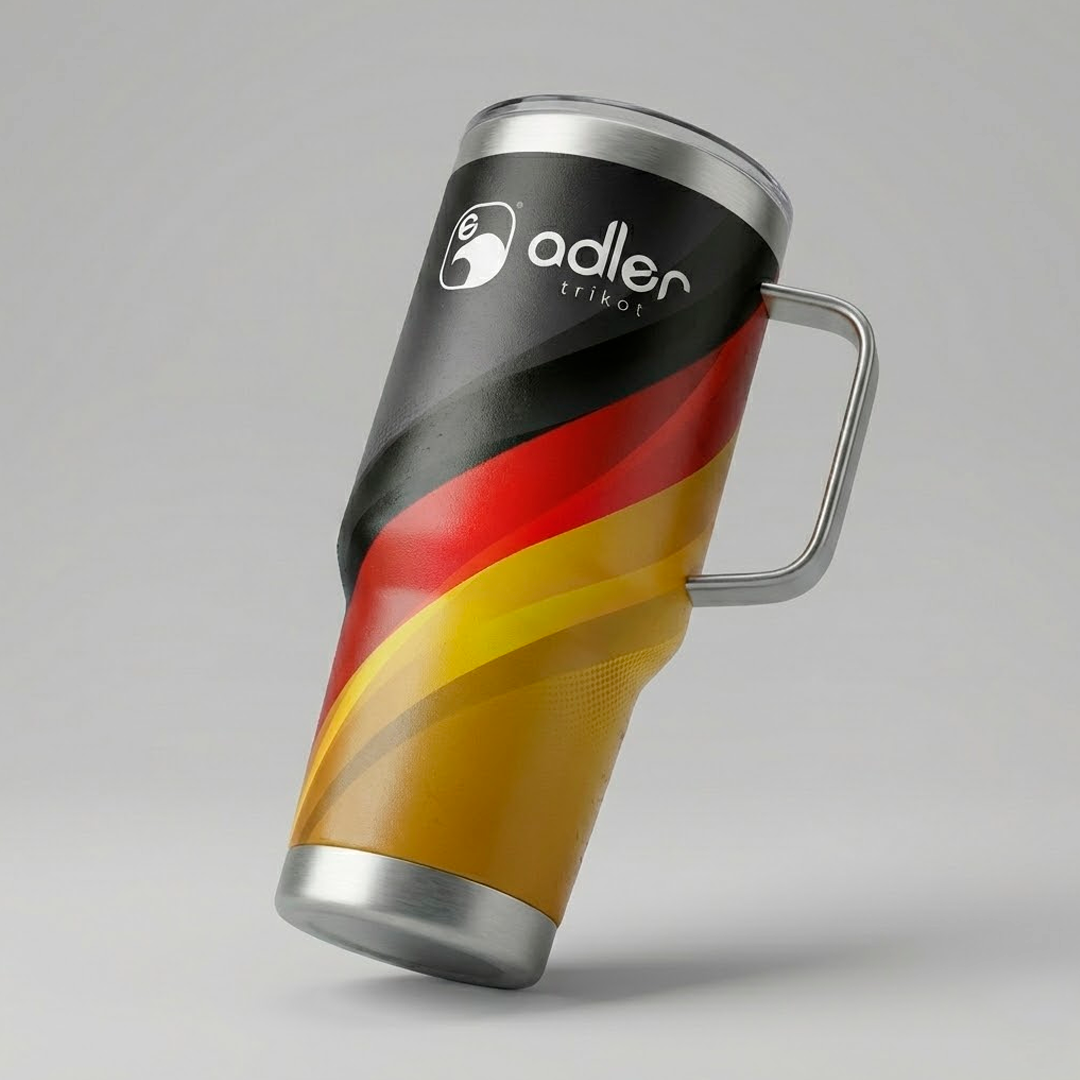 Adler Trikot „Langstrecke“ Travel Mug | Deutschland Edition
